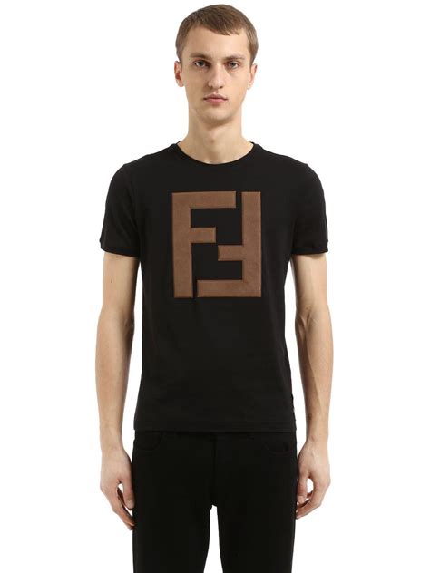 fendi black mens t shirt